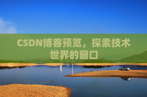 CSDN博客预览,探索技术世界的窗口
